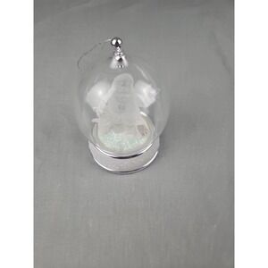 Snow Globe Vintage Style Retro‎ Christmas Ornament Decor Santa Plays Music